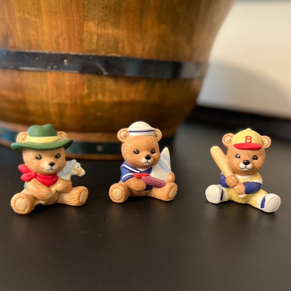 Homco Playtime Bears set 1417